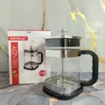 prensa de café en vidrio