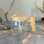 pocillo mezclador de vidrio