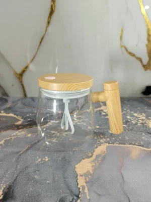 pocillo mezclador de vidrio