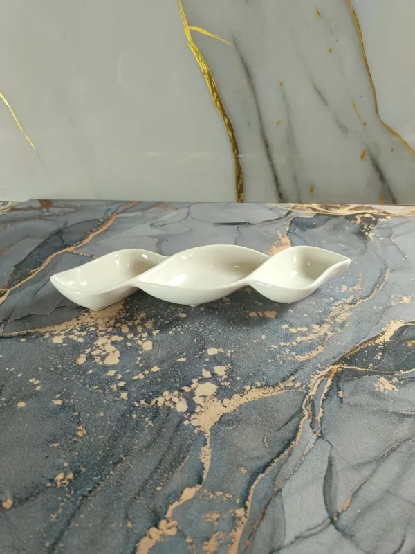 Salsera con 3 divisiones