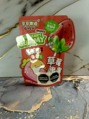 goma coreana de fresa
