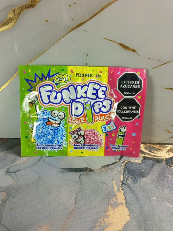 dulce con polvos ácidos