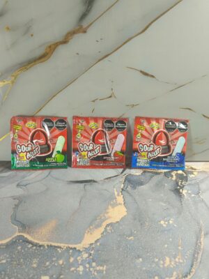 caramelo con polvo ácido