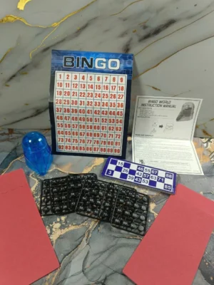 Juego de Bingo Compacto | El Clásico de 90 Bolas ¡Diversión Instantánea!