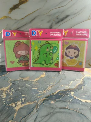 Kit Pintura Diamantes | Set de Arte con 3 Diseños Brillantes y Relajantes ¡Brillo Increíble!