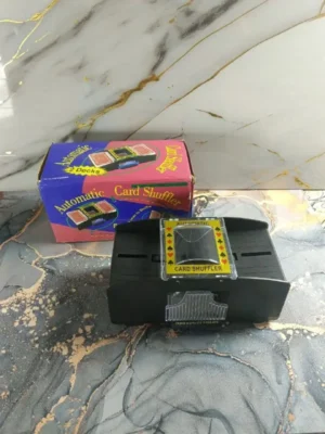 Barajador de Cartas Automático | Mezcladora Eléctrica de 2 Mazos para Póker y UNO ¡Fabulosa!