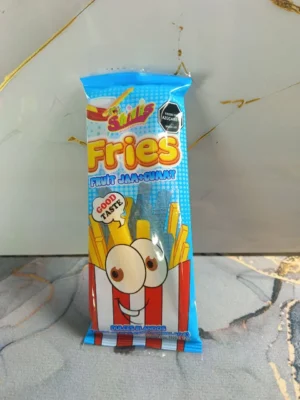 Gomitas Papas Fritas 2 en 1 – Dulce Divertido con Salsa Frutal Irresistible